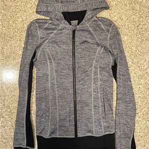 lululemon athletica Gray Zip-Up Hoodie